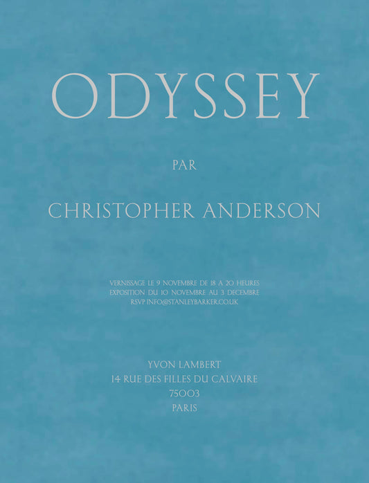CHRISTOPHER ANDERSON <br>« ODYSSEY »
