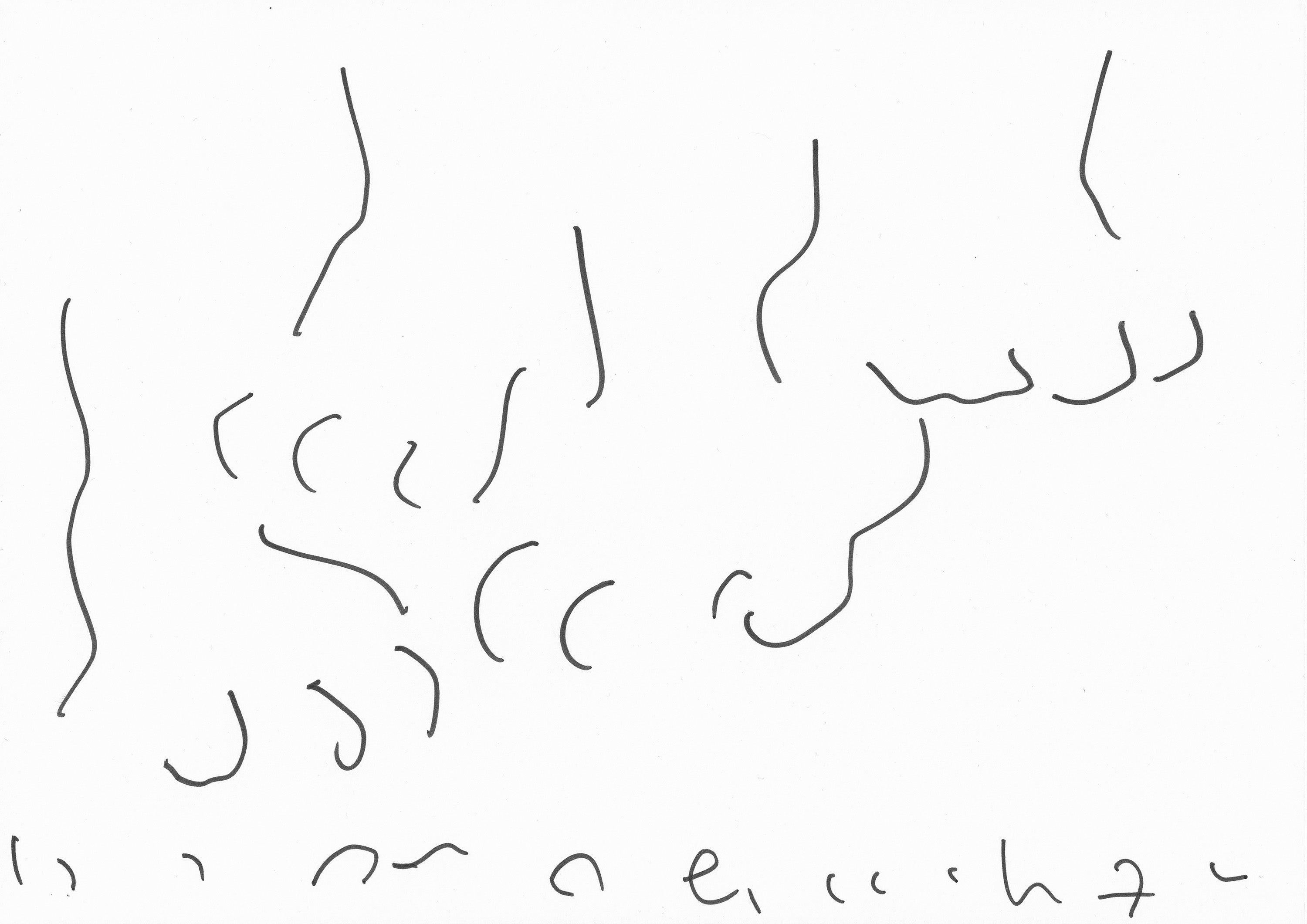 Masanao Hirayama - Four Sketches of a Foot (10009), 2024