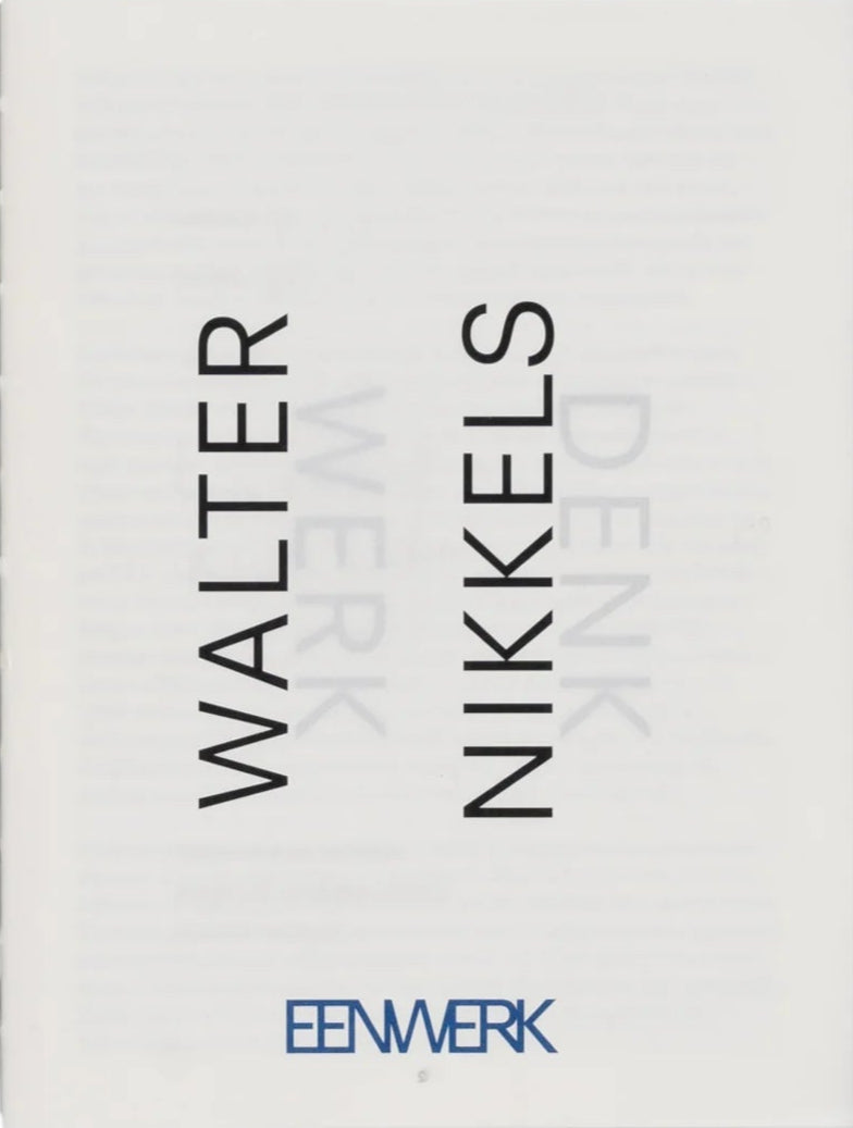 アート・デザイン・音楽 Walter Nikkels: Depicted / Afgebeeld アート・デザイン・音楽 Walter Nikkels: Depicted / Afgebeeld