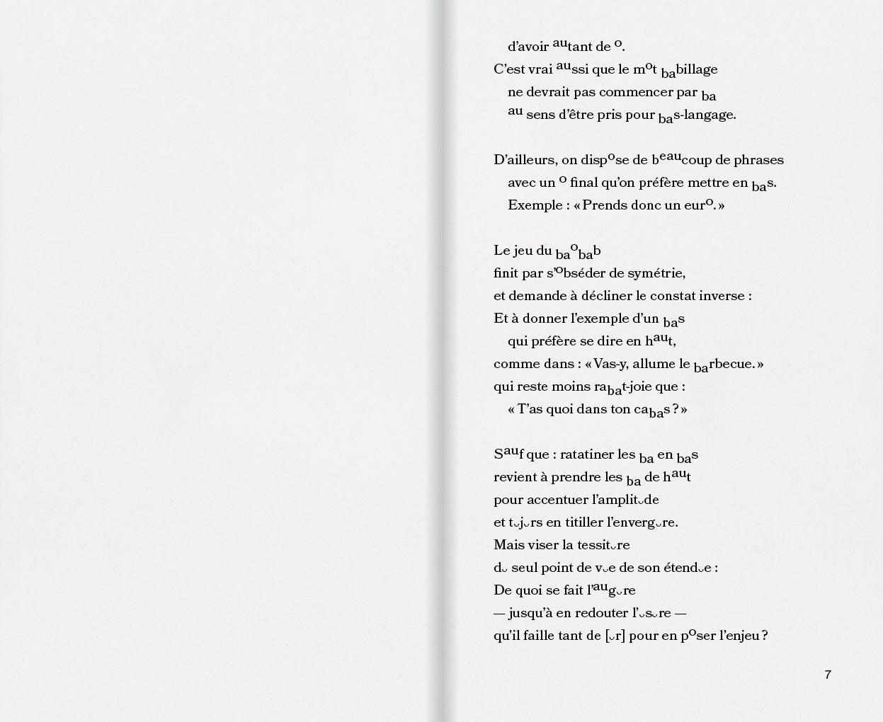 David Christoffel - Hypothèses en baobab