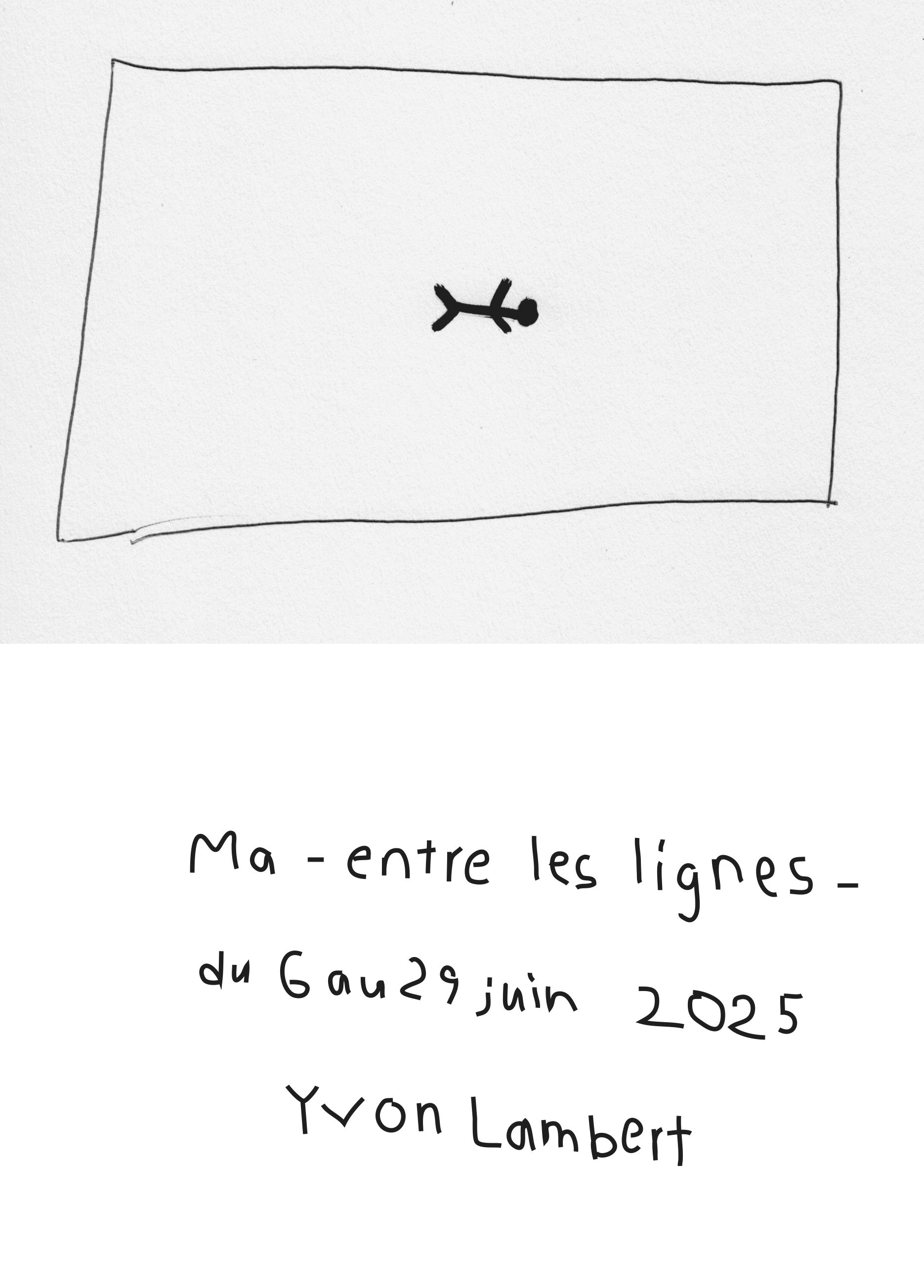 Ma - entre les lignes - (Poster)