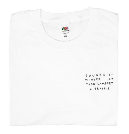 "Sounds of Winter at Yvon Lambert Librairie" T-shirt