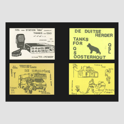 Masala Noir - QSL cards from Belgium/Netherlands (1975-1995)