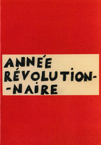 Nathalie Du Pasquier - Année Révolutionnaire (booklet)