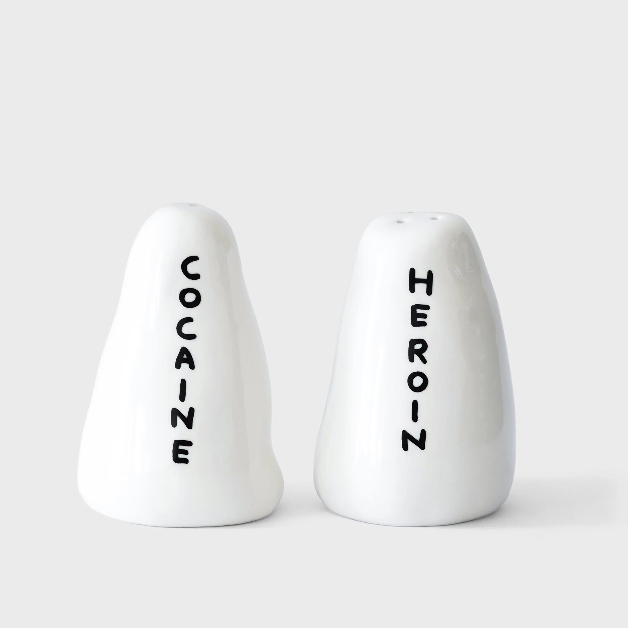 置物 DAVID SHRIGLEY HEROIN & COCAINE SHAKERS David Shrigley -