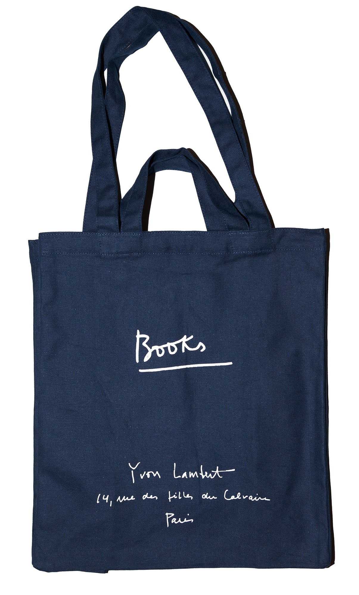Yvon Lambert Large Tote Bag Navy Blue