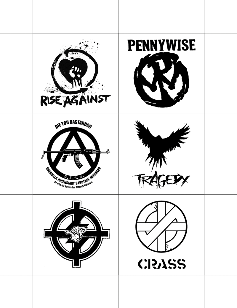 Masala Noir - Punk Logos