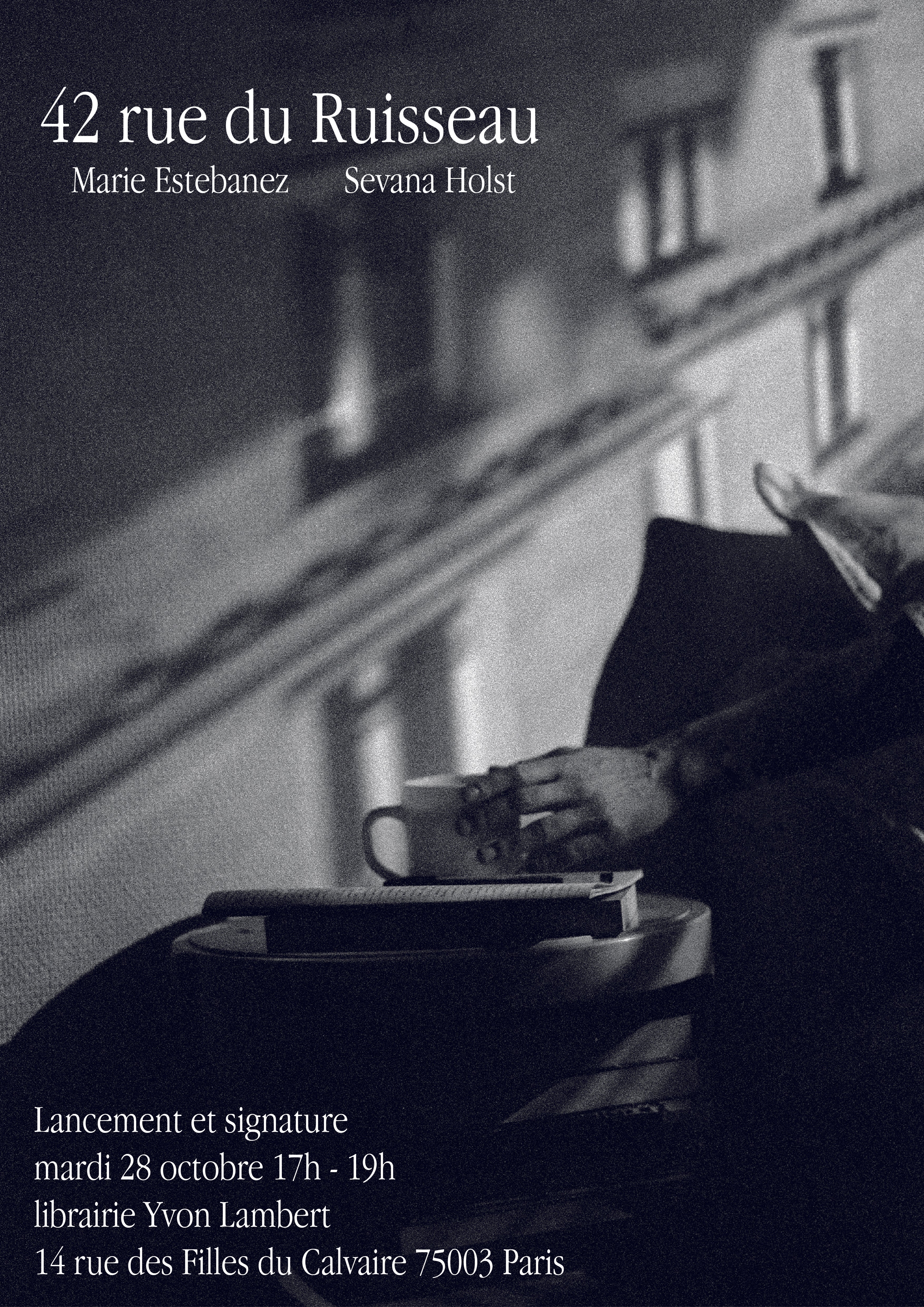 <sup>Launch / Signing </sup><br>Marie Estebanez & Sevana Holst - 42 rue du Ruisseau
