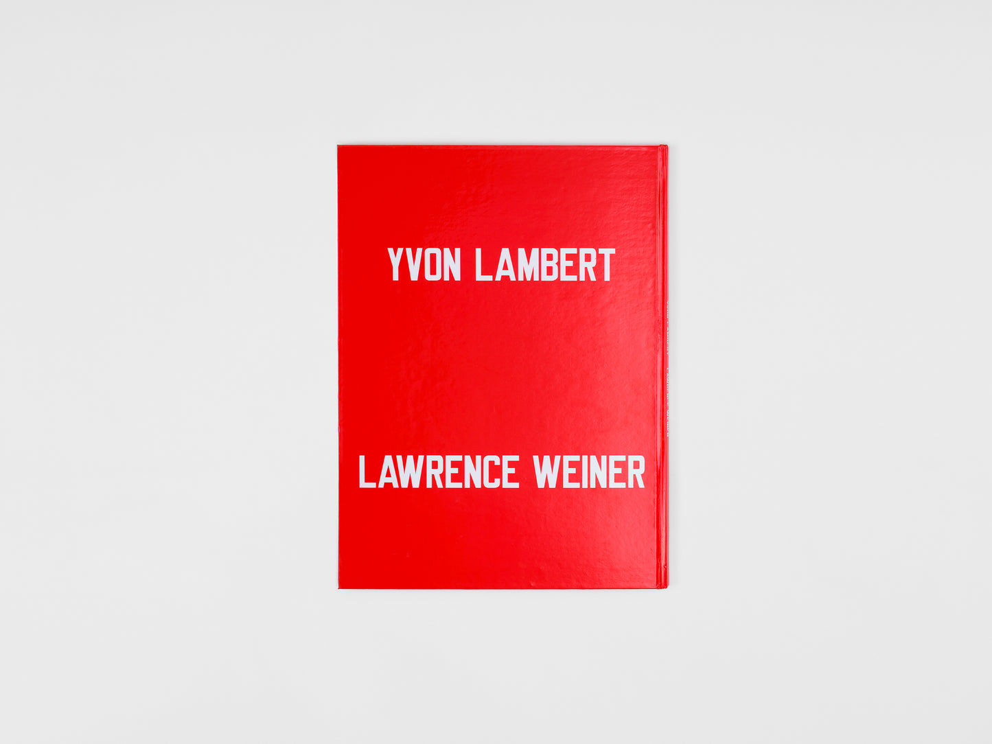 Lawrence Weiner - After crossing the river / Après la traversée du fleuve