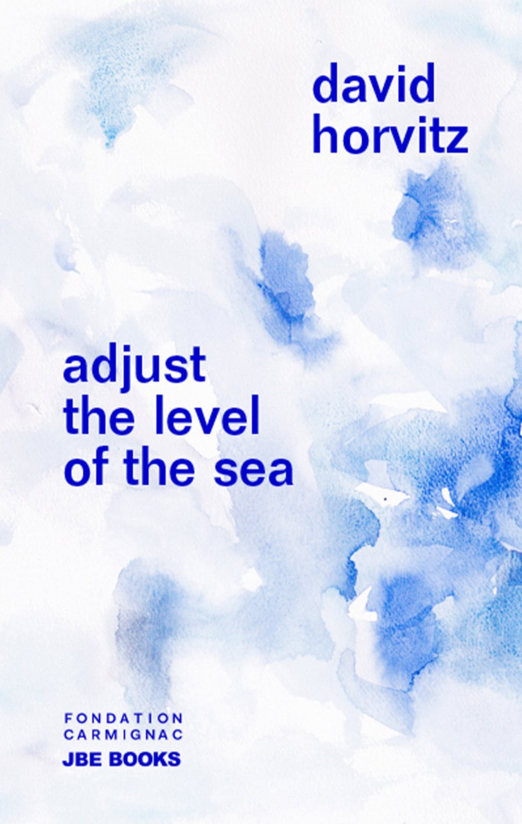 David Horvitz - Emporte la mer avec toi / Adjust the level of the sea