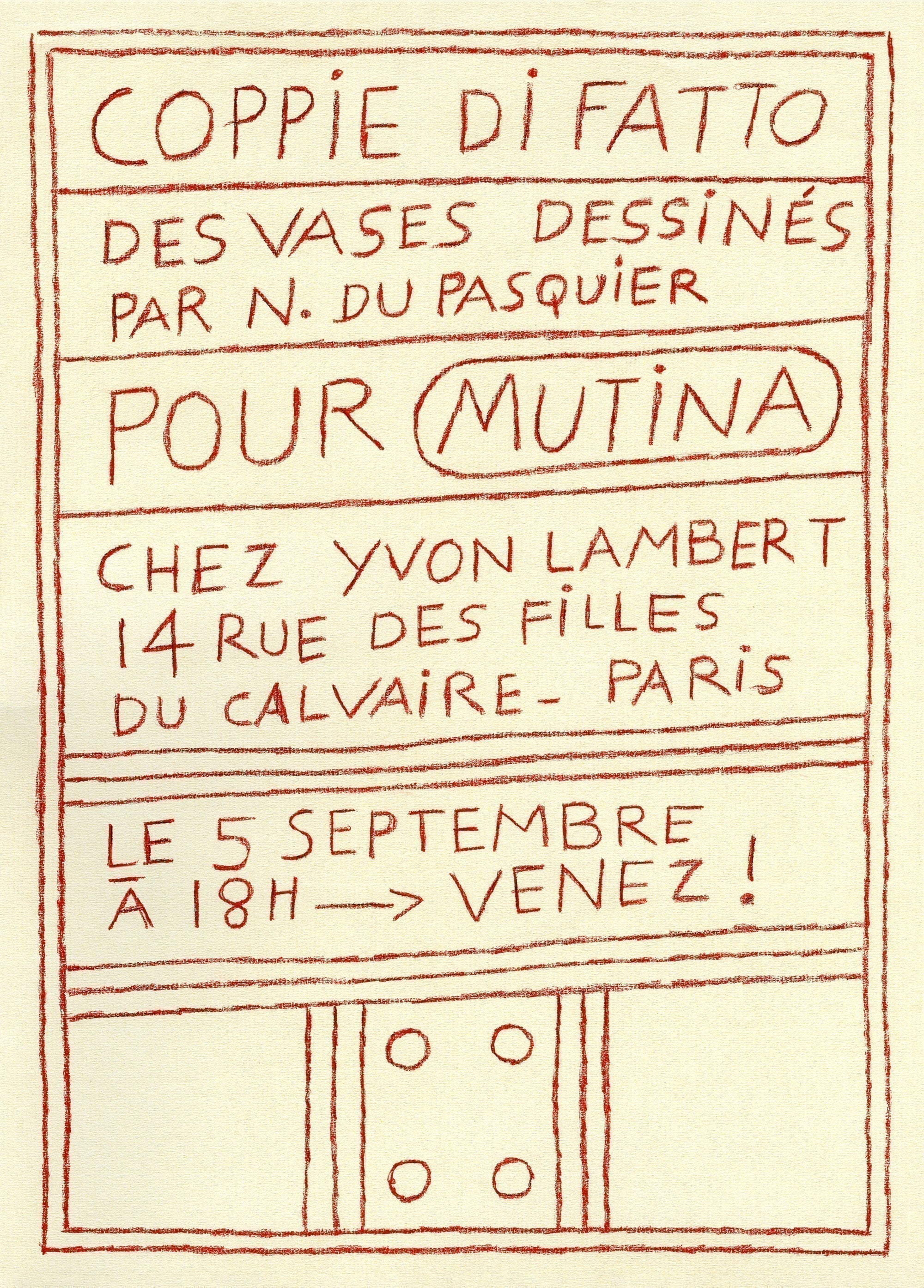 Gallery – Yvon Lambert Paris