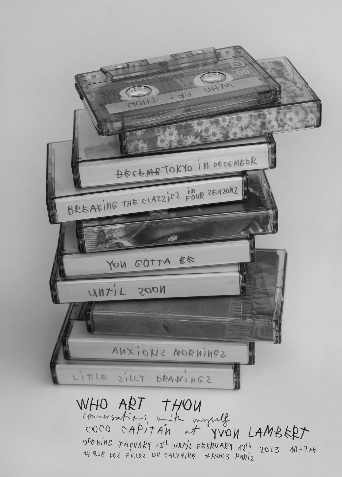 COCO CAPITÁN <br>« WHO ART THOU - CONVERSATIONS WITH MYSELF »