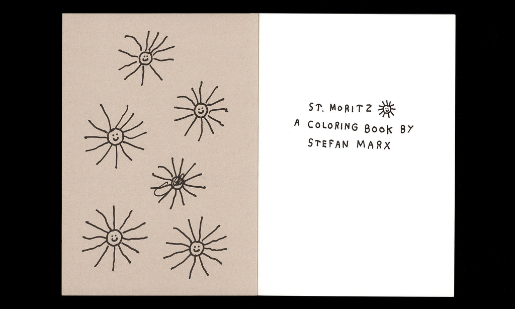 Stefan Marx - St. Moritz, A Coloring Book