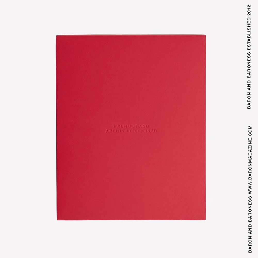 洋書 helmut lang archive book Helmut Lang Archive Dispersed by Joakim Andreasson | Eugene