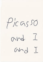 Masanao Hirayama - Picasso and I and I, 2026 (Original Drawings)