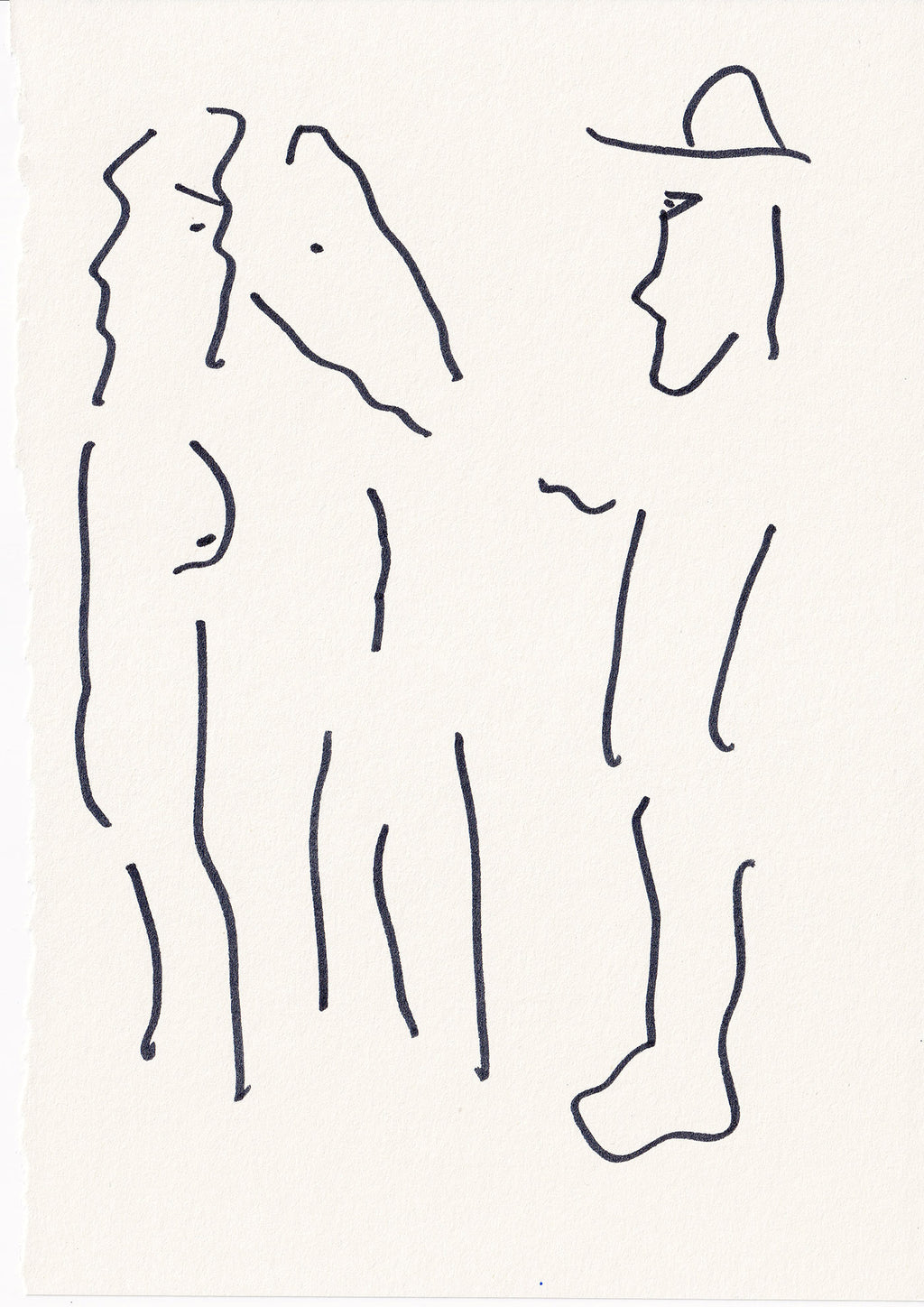 Masanao Hirayama - Picasso and I and I, 2026 (Original Drawings)