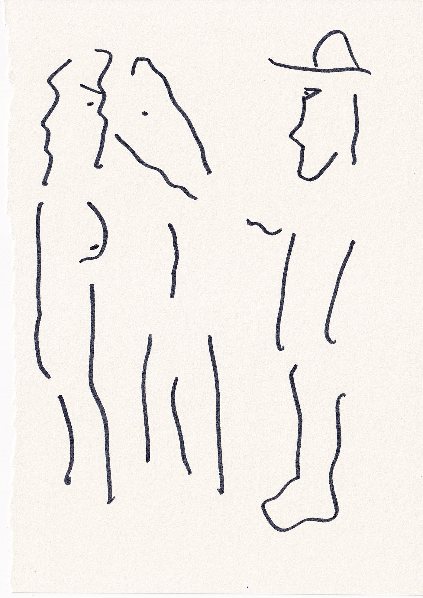 Masanao Hirayama - Picasso and I and I, 2026 (Original Drawings)