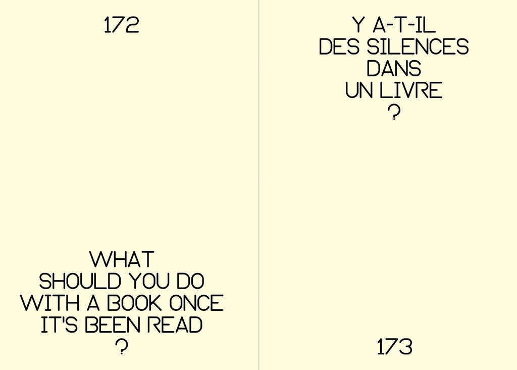 16 millions de signes – From and about books