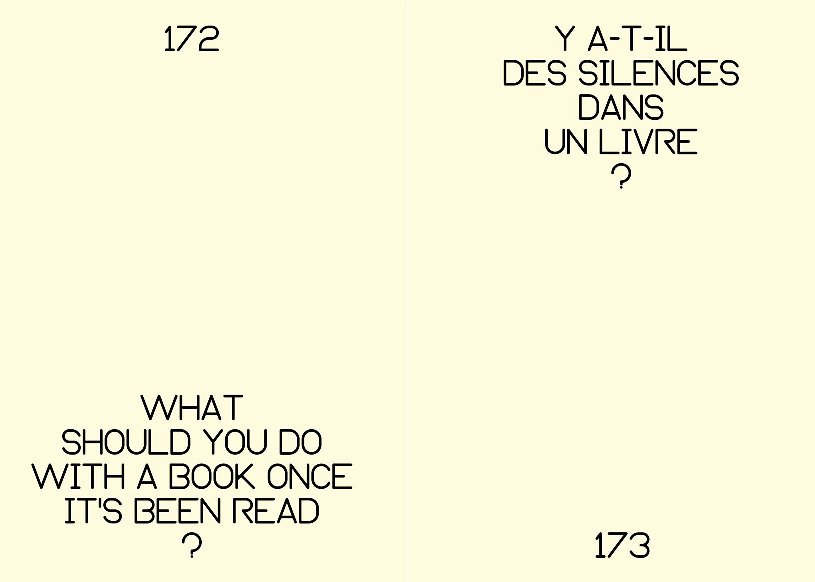 16 millions de signes – From and about books