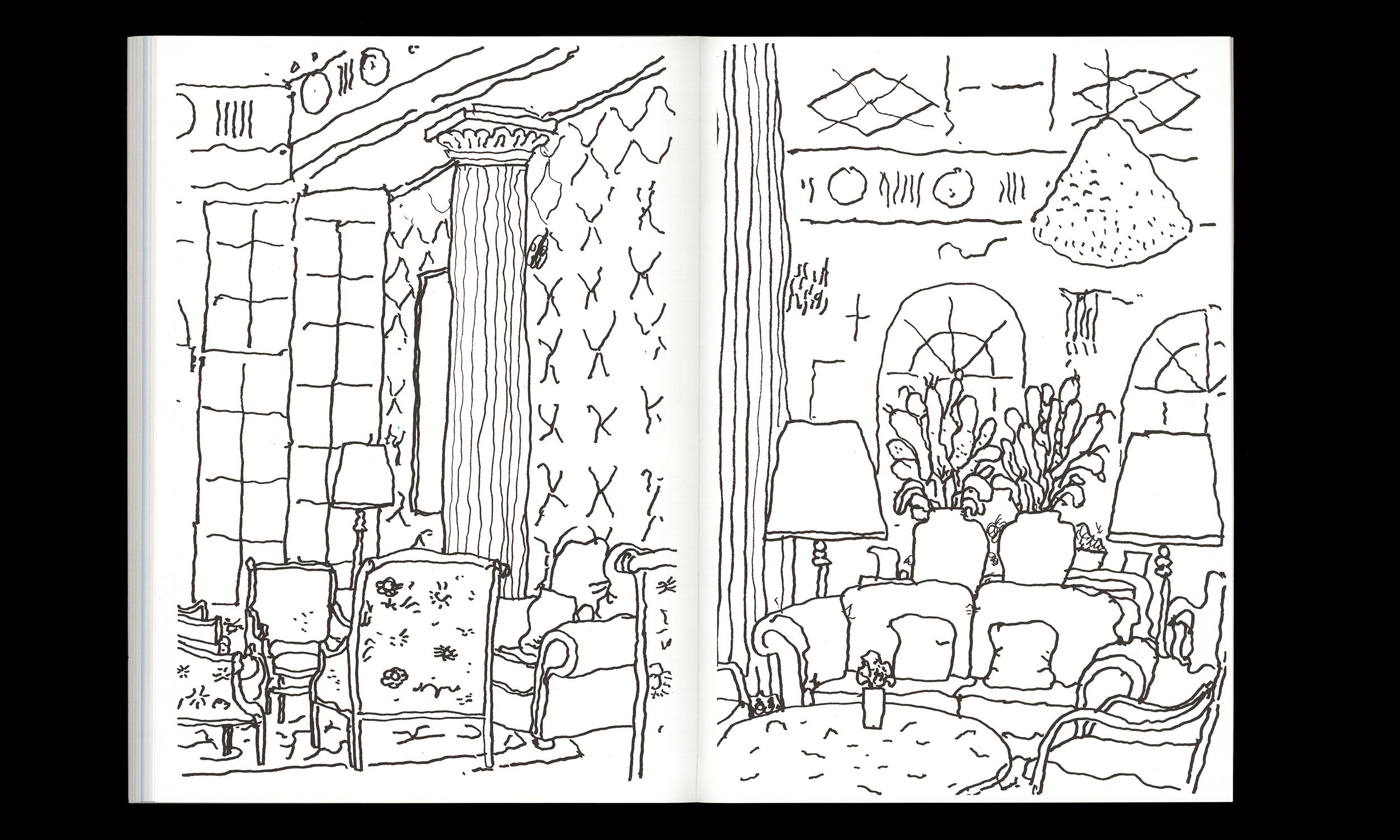 Stefan Marx - St. Moritz, A Coloring Book