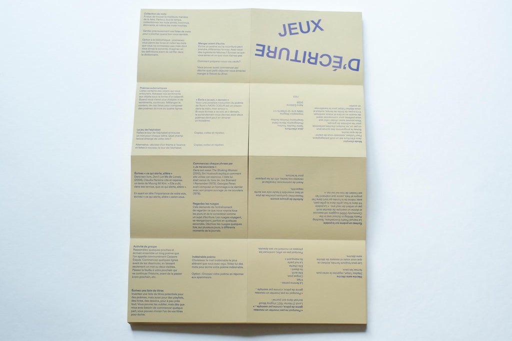 Haydée Touitou - Writing games