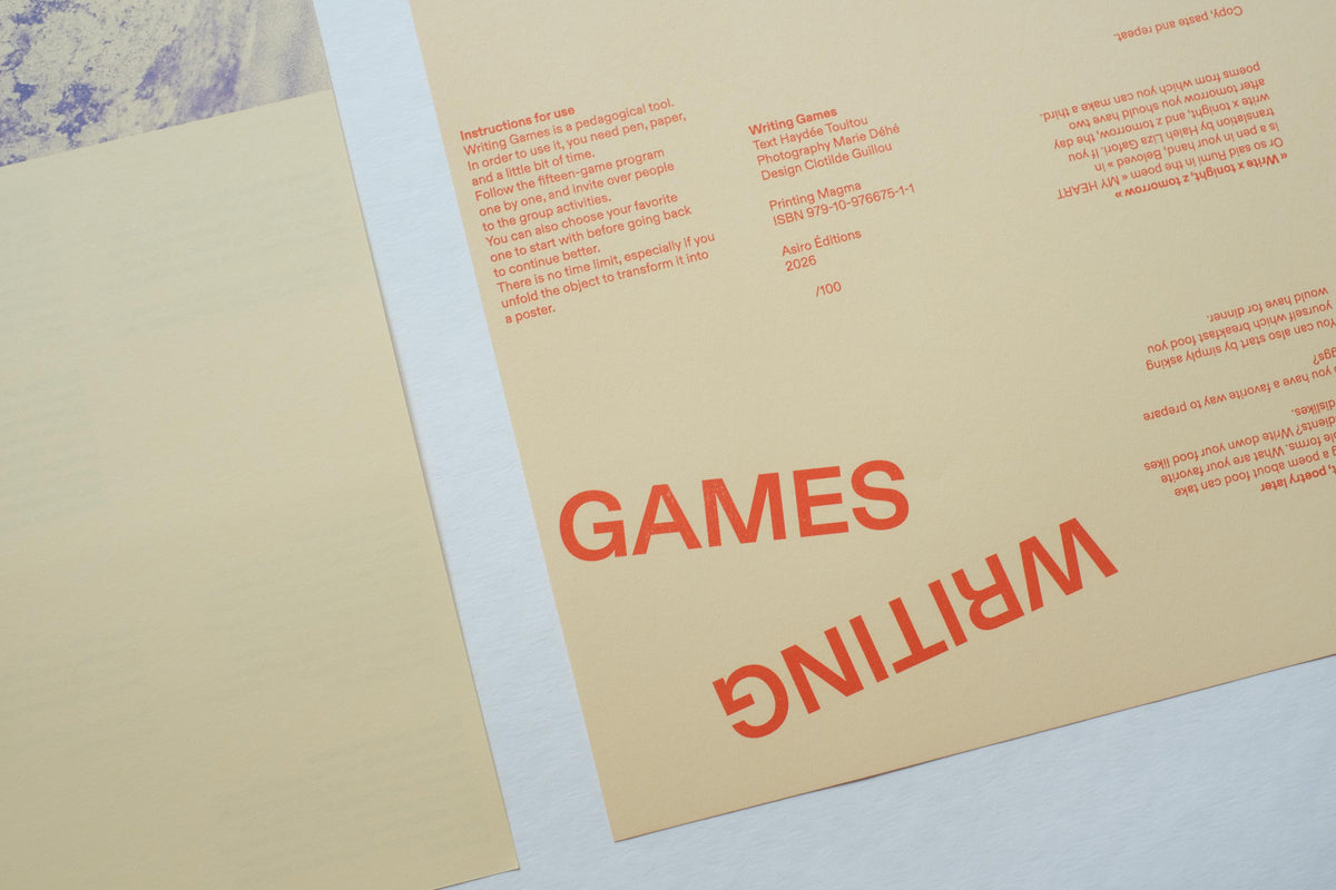 Haydée Touitou - Writing games