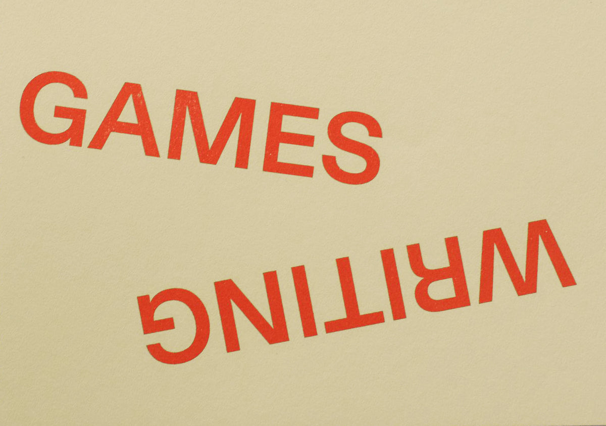 Haydée Touitou - Writing games