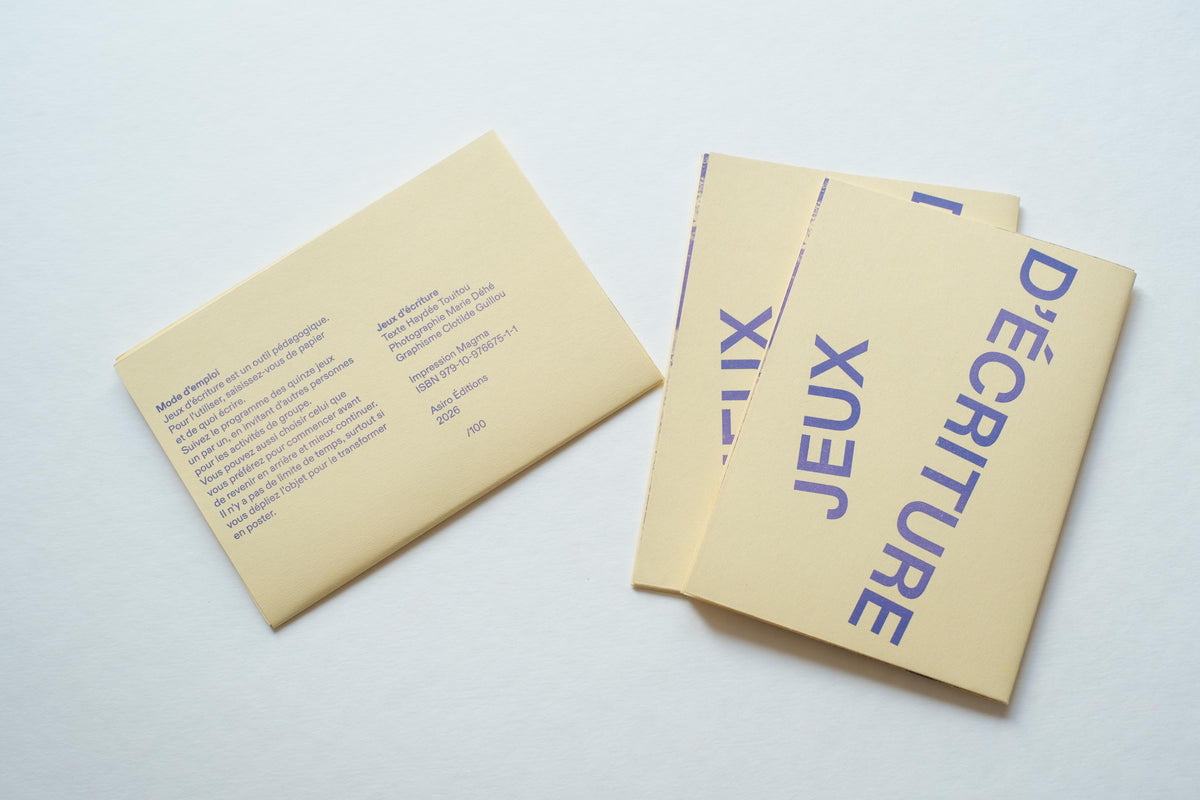 Haydée Touitou - Writing games