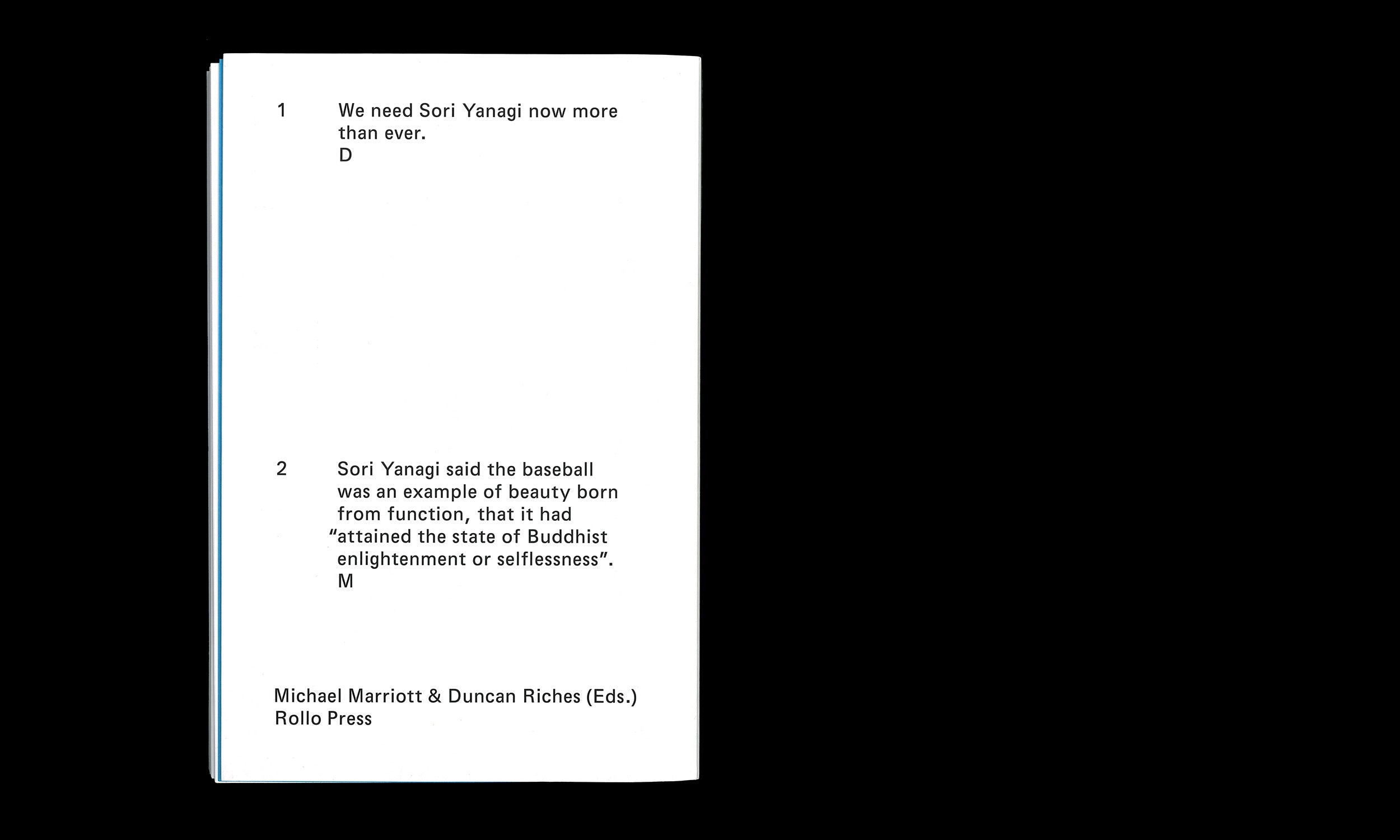 The Sori Yanagi Appreciation Society