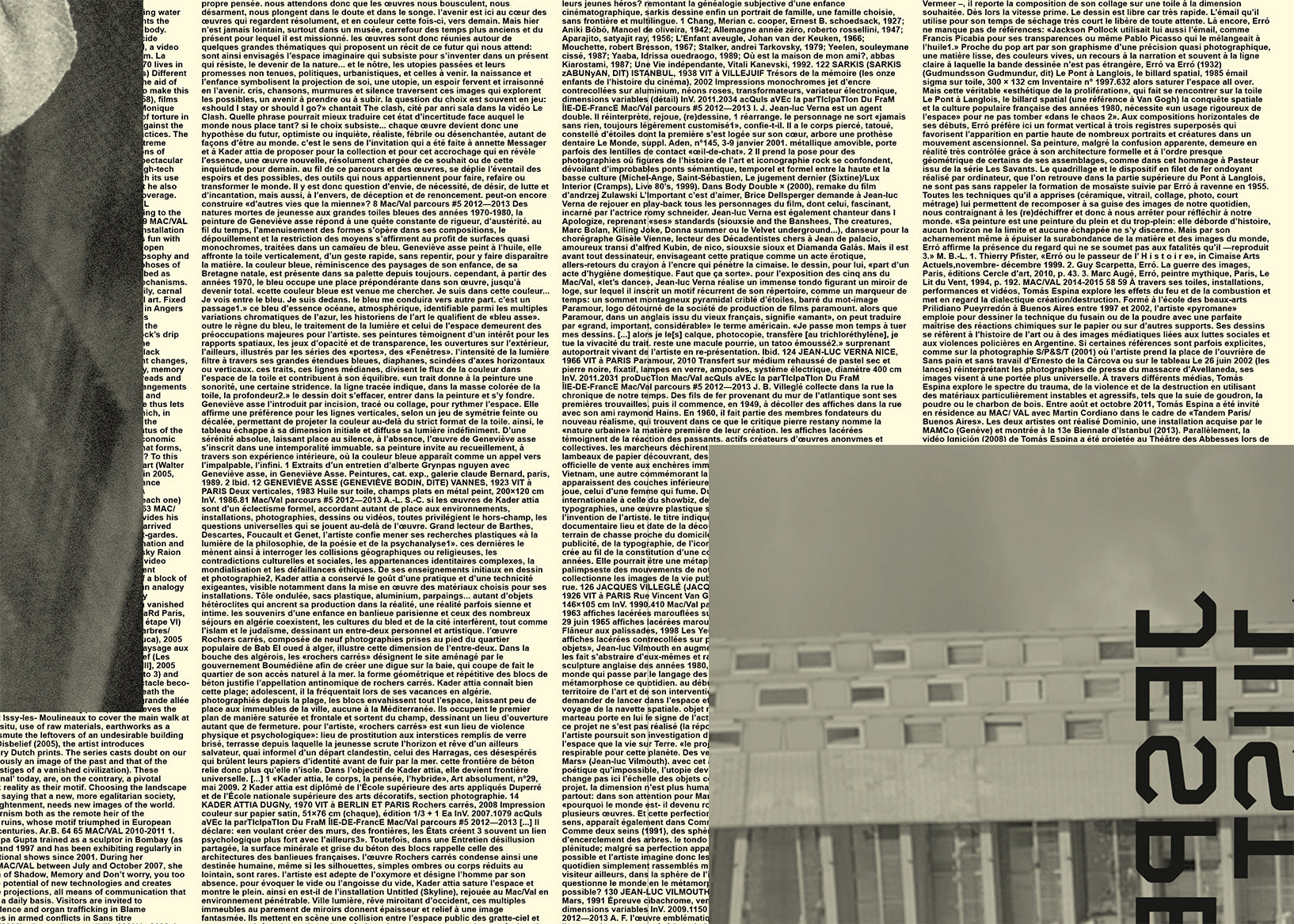 16 millions de signes – From and about books