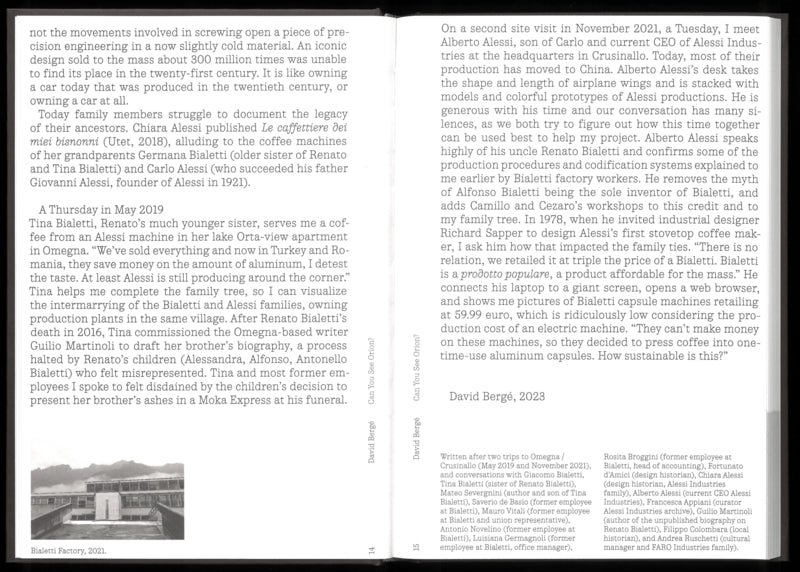 David Bergé - Bialetti, A catalogue