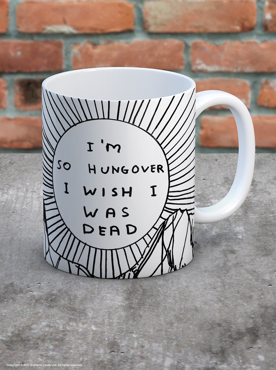David Shrigley - "I'm So Hungover" Mug