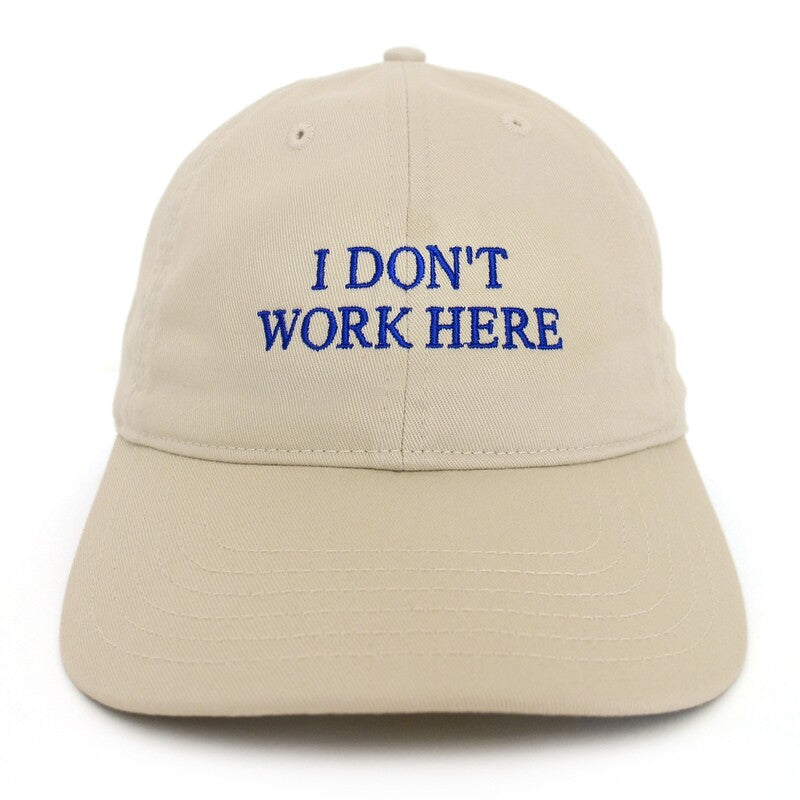 Casquette « I don't work here »