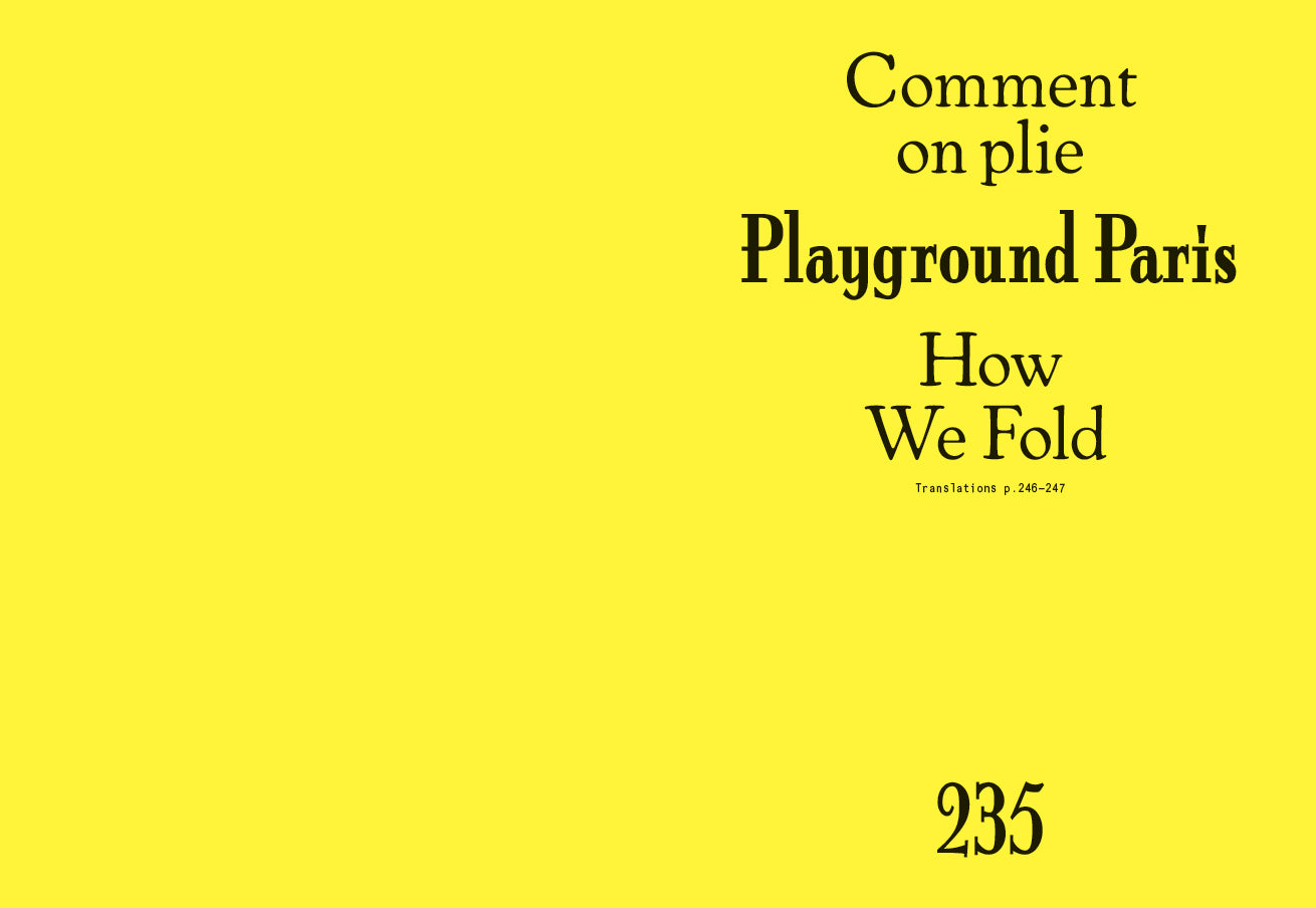 Tools - N°3 To Fold