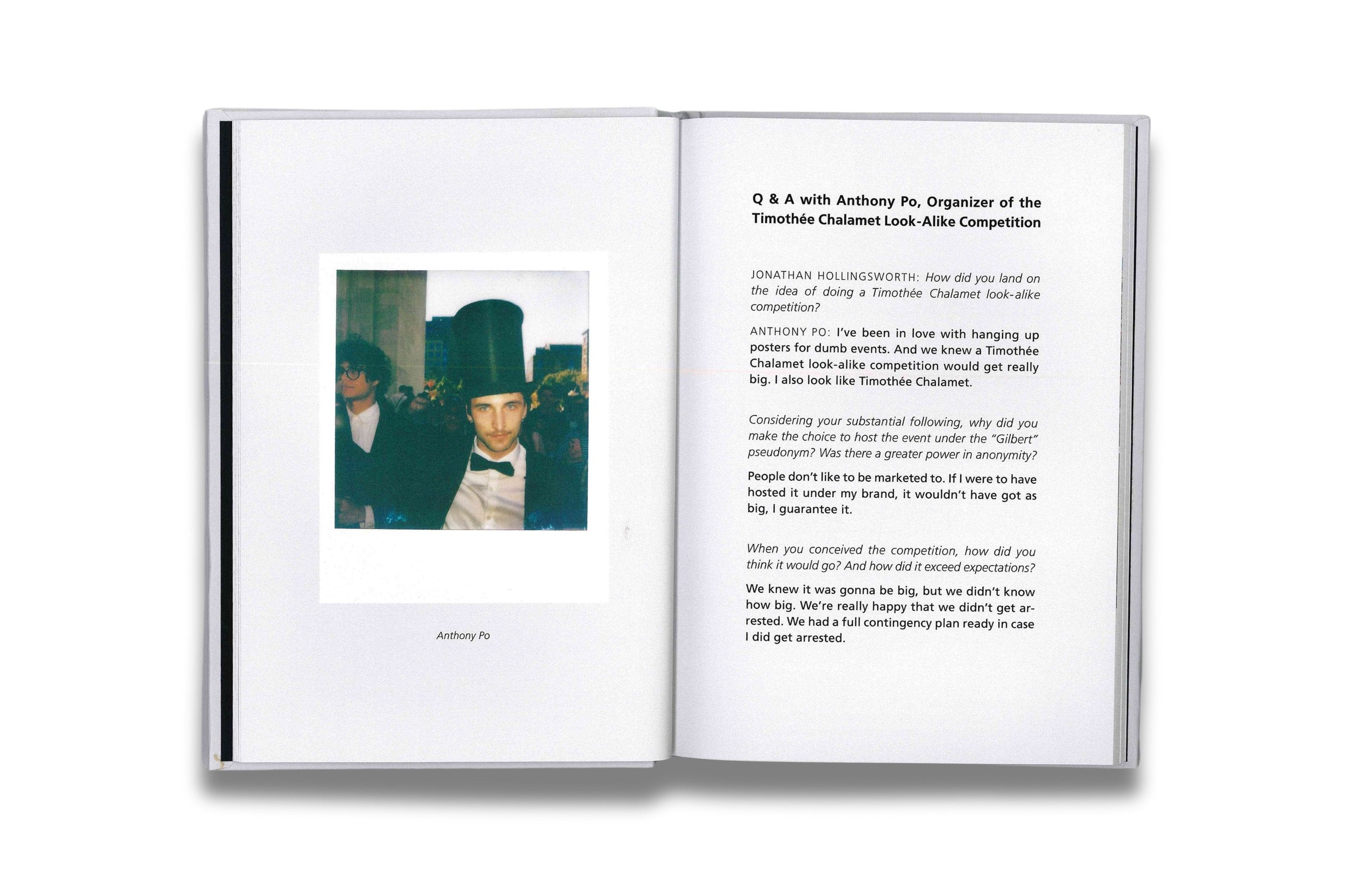 Jonathan Hollingsworth - Call me Timothée