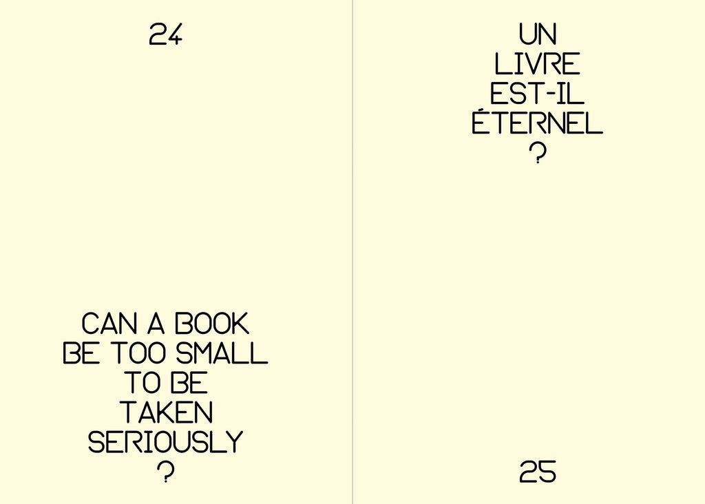 16 millions de signes – From and about books