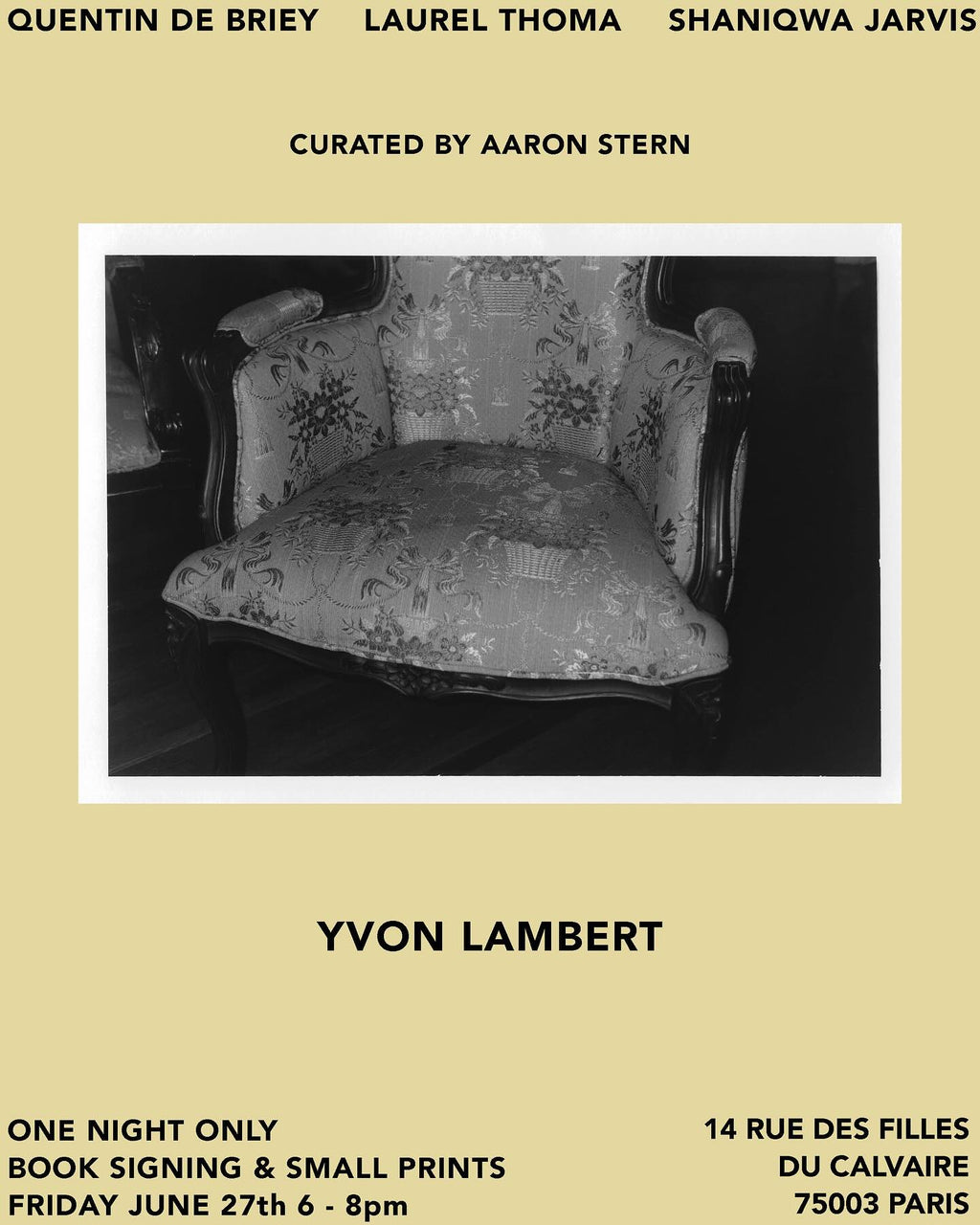 Quentin de Briey, Laurel Thoma, Shaniqwa Jarvis (curated by Aaron Stern)