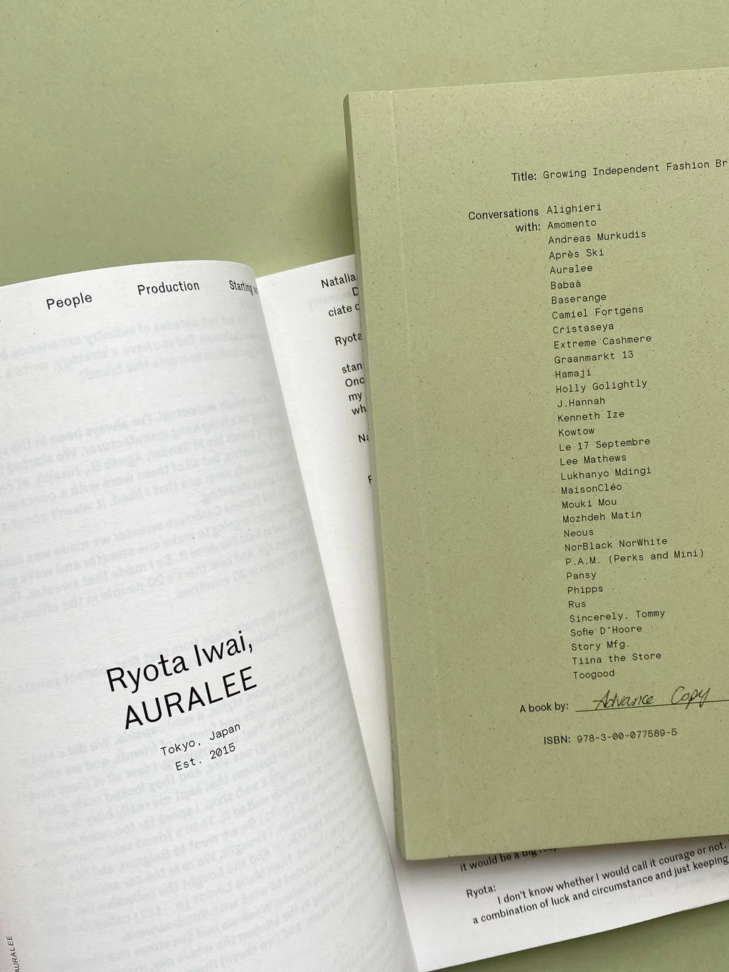 Advance Copy - Growing Independent Fashion Brands