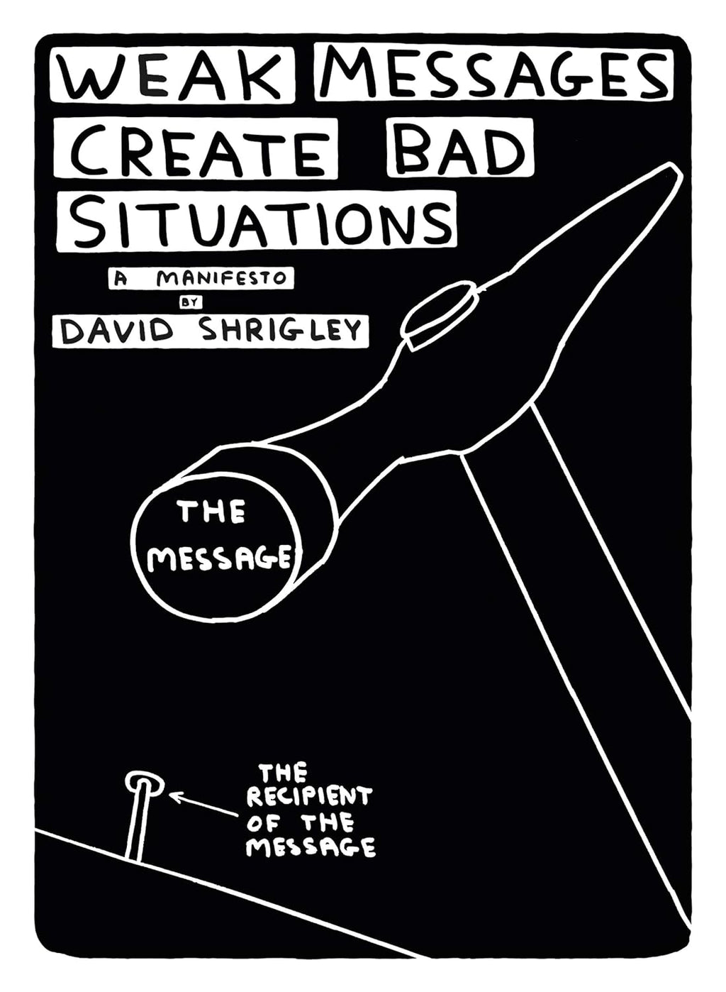 David Shrigley - Weak messages create bad situations: a manifesto