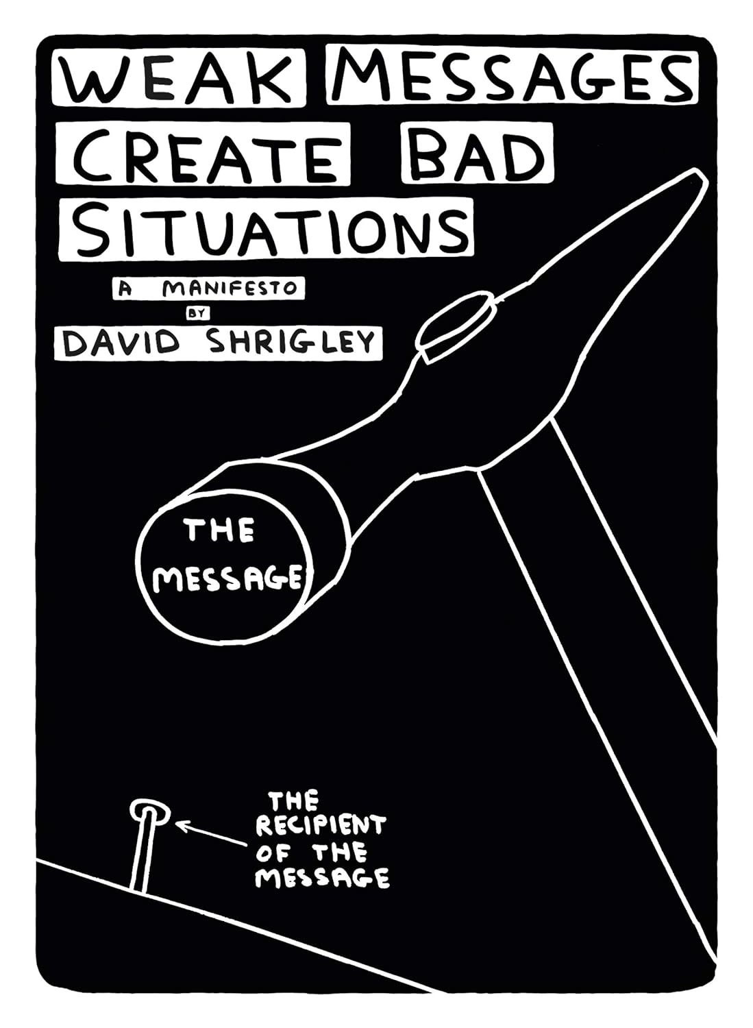 David Shrigley - Weak messages create bad situations: a manifesto