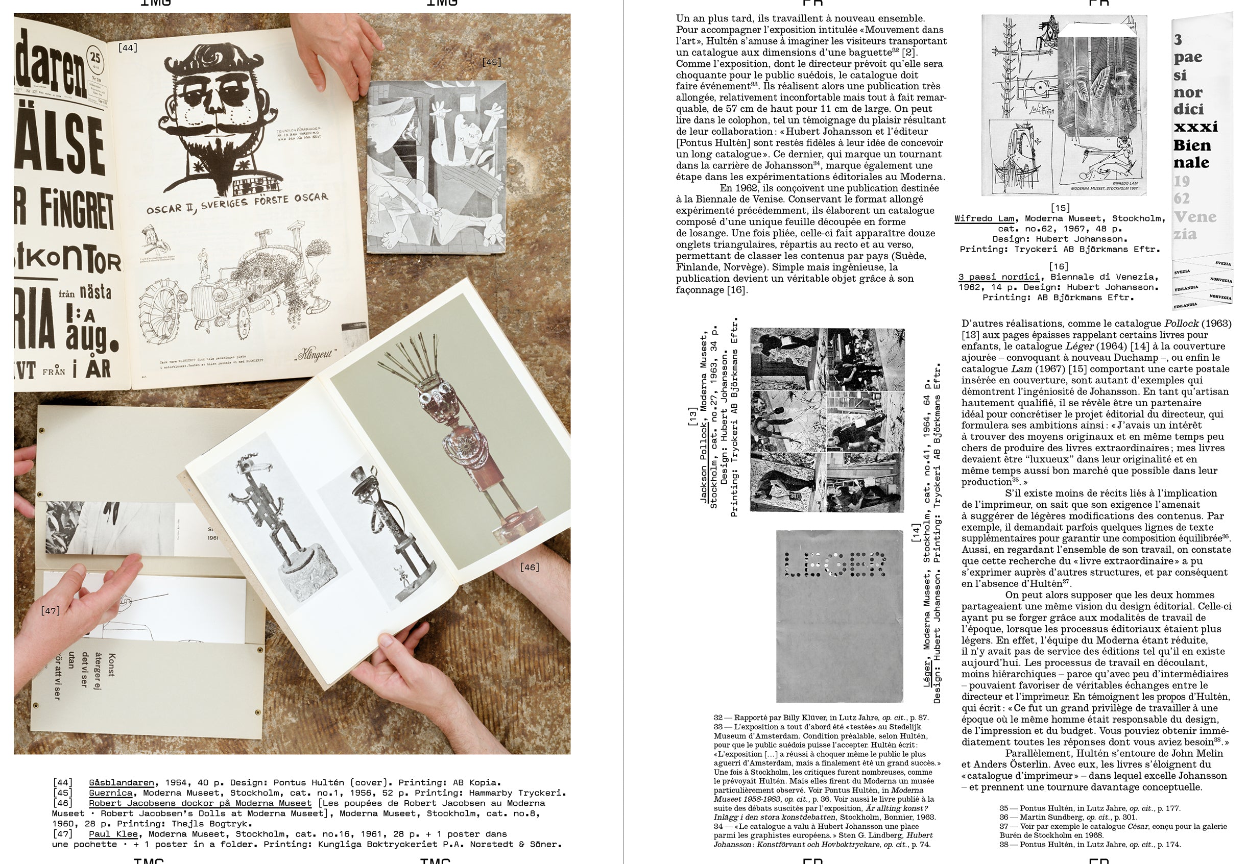 Revue Faire - N°54 "The Director, the Graphic Designer, and the Printer: Pontus Hultén and the Making of the Catalog, 1960-1973"