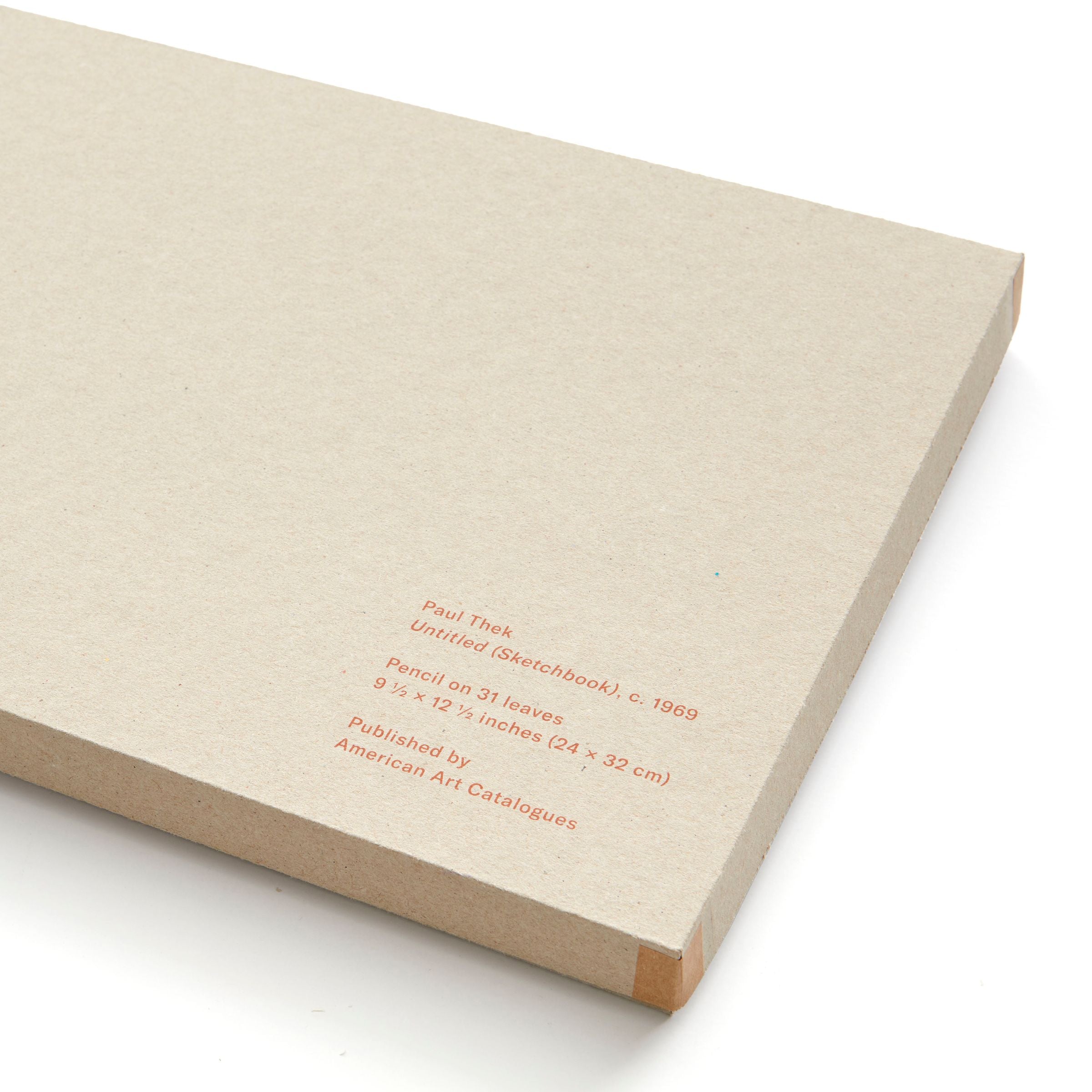 Paul Thek - Untitled Sketchbook