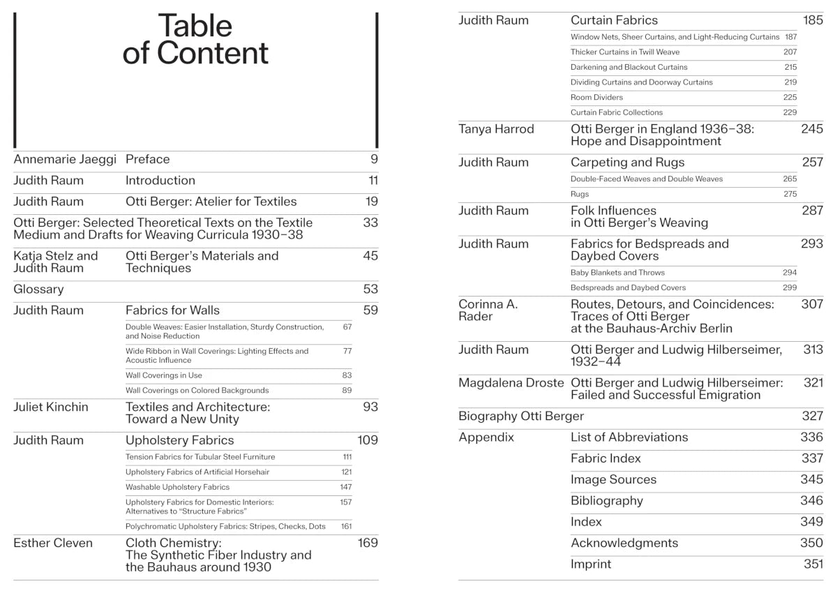 Otti Berger - Weaving for Modernist Architecture