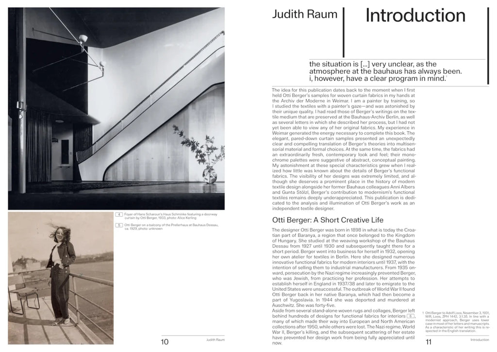 Otti Berger - Weaving for Modernist Architecture