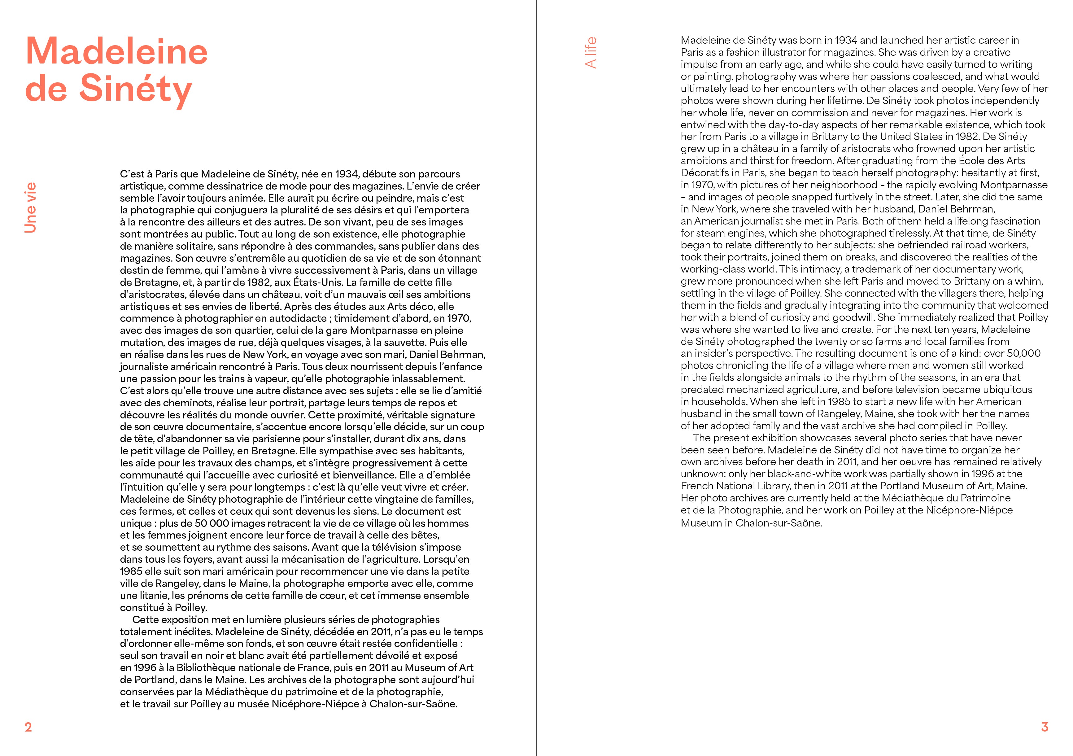 Madeleine de Sinéty - Une Vie