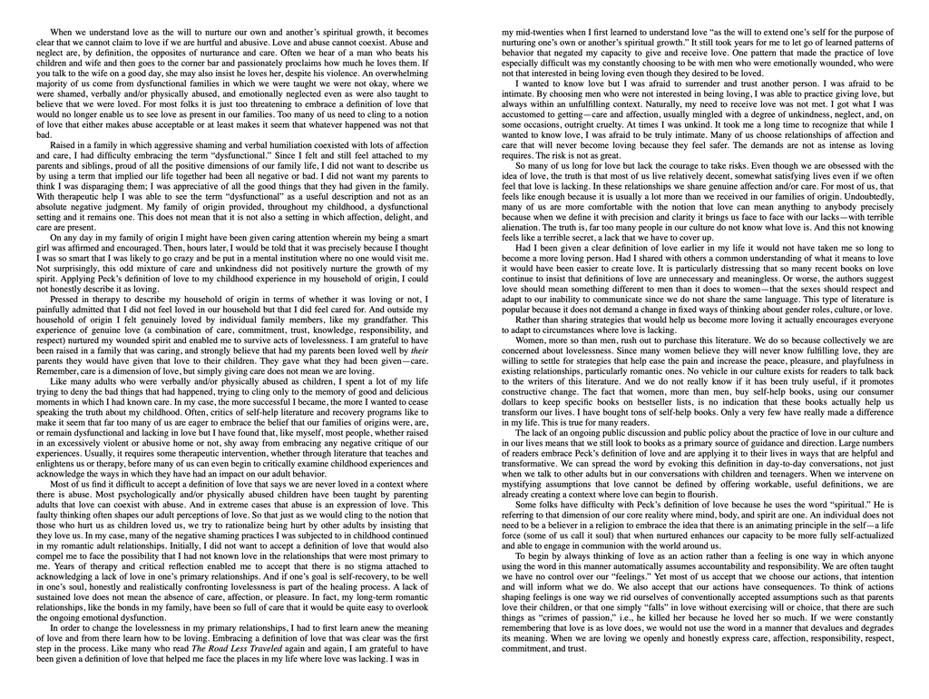 bell hooks  - All About Love: New Visions