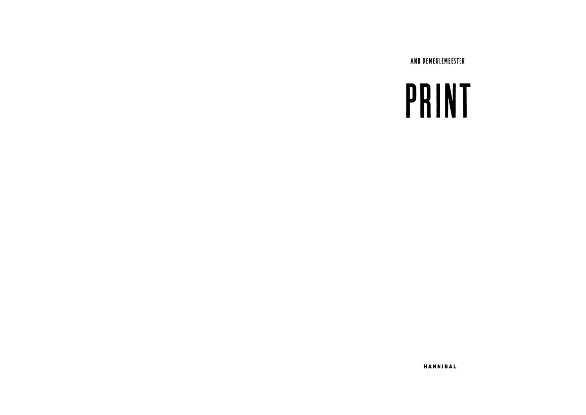 Ann Demeulemeester - Print