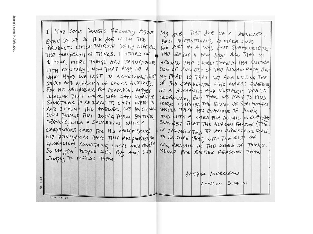 Jasper Morrison - The Unimportance of Form