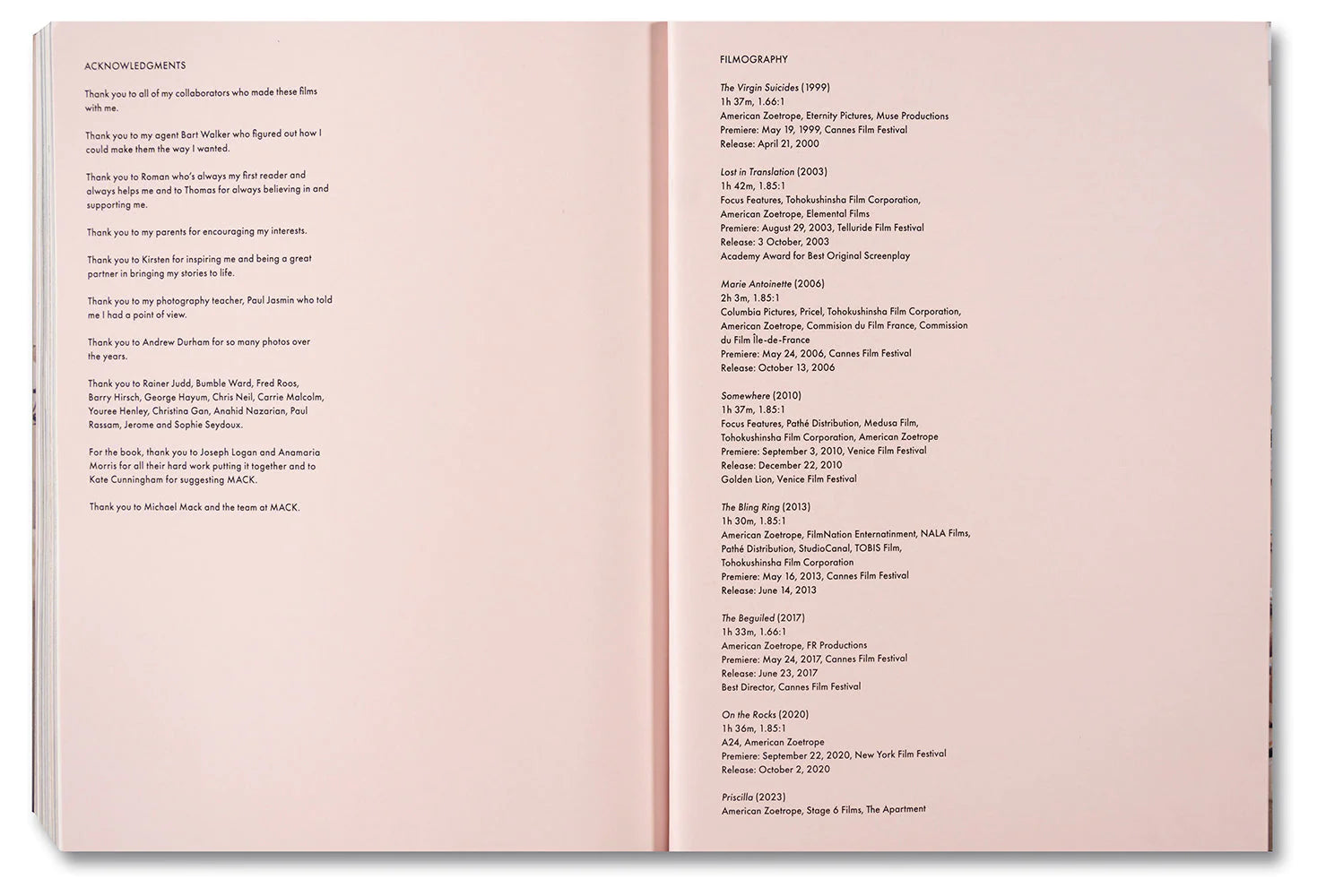 Sofia Coppola - Archive