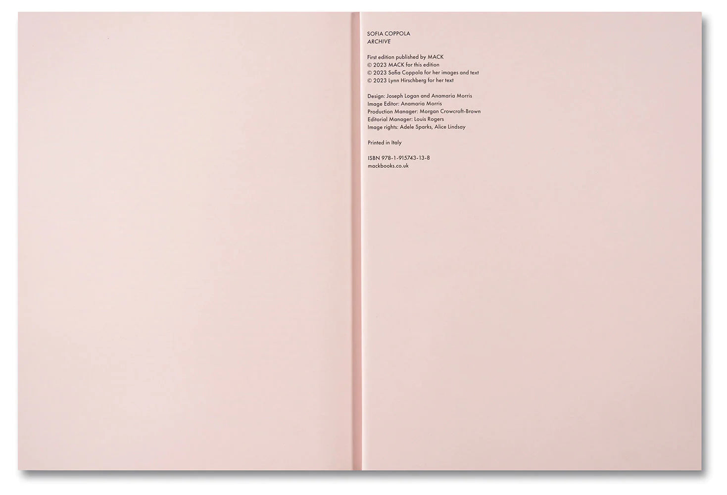 Sofia Coppola - Archive